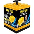 Camco Fasten 2x2 Leveling Block for Single Tires-Interlocking Design Allows Stacking to Desired Height-Includes Secure T-Handle Carrying System-Yellow-10 Pack (21022)