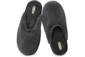 Snug Leaves Damen Flauschige Hausschuhe mit Kunstfell und Memory Foam