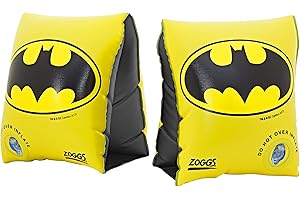 Zoggs Kids' DC Super Heroes Inflatable Swimming Armbands, Batman, Wonder Woman, Superman (2-6 Years)