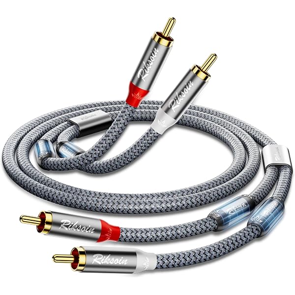 InLine 25m Cinch Audio-Kabel – Premium-Koaxialkabel Mit Vergoldeten Steckern (doppelt Abgeschirmt, Farbcodiert)