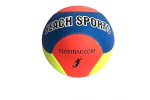 elastrap Ballon de Plage Beach Sport - Balle de Plage Gonflable - Loisirs Sport - Piscine Plage Sable - Léger - Bonne qualité