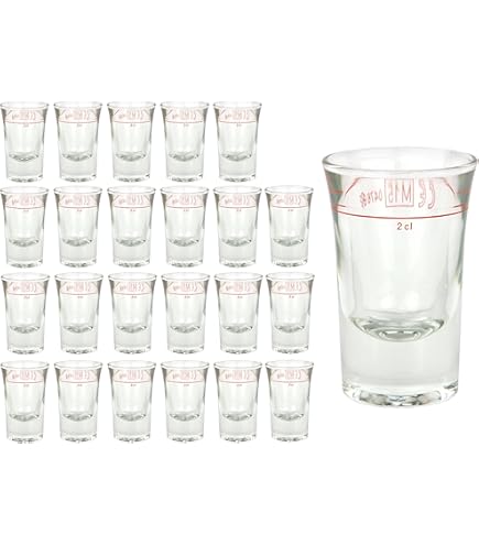 72er Set Verre à Liqueur Wachtmeister Avec Trait Repère, 2 Cl