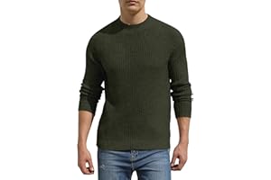 Hisir Męskie swetry, topy, zima, wełna, dzianina, okrągły dekolt, raglanowy sweter z długim rękawem, miękka, ciepła dzianina, pulower, swetry dla mężczyzn