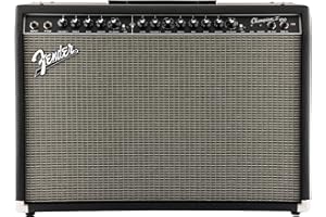 Fender Champion II 100, Amplificateur Combo pour la Guitare Électrique, 100W avec Plus de Puissance, Effets et Modèles d'ampli Améliorés, Noir/Argenté, Entrée auxiliaire, Sortie Casque et Port USB