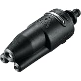 Bosch Home and Garden Y&uuml;ksek Basın&ccedil;lı Yıkama Makineleri ile Uyumlu 3'&uuml; Bir Arada Noz&uuml;l, Siyah