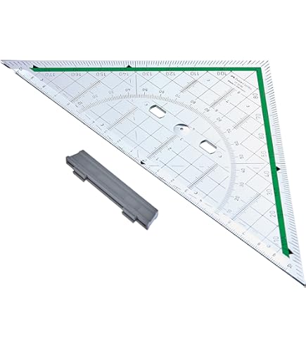 Paperfoxx Geodreieck Mit Griff - 22 Cm Transparentes Geometriedreieck