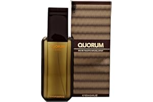 PUIG Quorum Eau De Toilette For Men - Long Lasting - Virile, Classic, Elegant And Robust Fragance - Citrus, Spicy, Leather, Tobacco And Wood Notes - Ideal For Day Wear - 100Ml