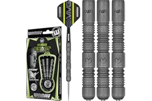 WINMAU Michael Van Gerwen MvG Exact Tungsten Darts Set with Flights And Stems (Shafts)