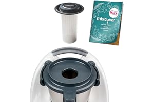 MIXCOVER Filtro da tè in acciaio inox/filtro da tè adatto a Thermomix TM6 / TM5 / TM Friend - Novità mondiale! Meglio di una macchina per il tè!