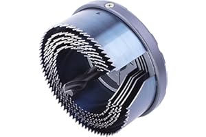 wolfcraft Sierra de corona múltiple "Professional", Ø 25–62 mm I 2160000 I con 7 sierras de cambio rápido, Ø 25–62 mm, profundidad de corte 33 mm