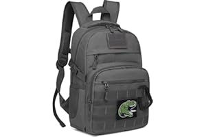 BLESMALLER Molle mini plecak taktyczny 20 l, plecak turystyczny, torba szkolna, na rower, wędrówki, wspinaczkę, jazdę na rowerze, plecak szkolny, torba studencka, torba sportowa