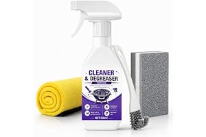 AllisWay Clean Ugn och grillrengörare, tar bort fett och olja | Grillrengörare gasgrill, ugnsrengörare, lätt att skölja av för bakning och grillutrustning, inomhus och utomhus, 300 ml