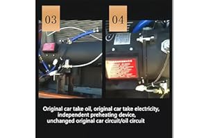 XiangMY 12V10 kW Hydronic Kühlmittelheizung, Flüssiger Brennstoff Heizung Diesel Warmwasserbereiter für Boot, Wohnwagen, Wohnmobil