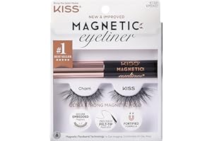 KISS rzęsy magnetyczne + eyeliner - zestaw - Charm