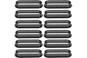 Happysnow 12 pezzi, anelli ovali, resistenti al , forati, per torte, mousse, anti-aderenza, per torte, mini torte