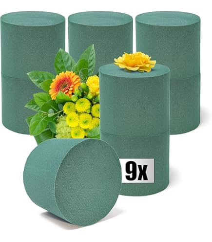 6 stuks schuimrubber voor verse bloemen, bloemschuim voor