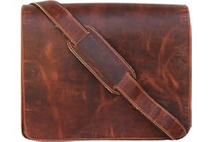 Jaald 13ff, Borsa Unisex-Adulto, Marrone, 10" Höhe 12,5" Breite 3" Tiefe