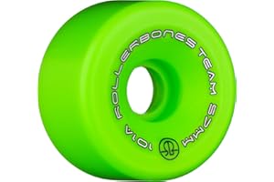 Rollerbones Team Logo 101A Recreational Roller Skate Wheels (Set of 8)