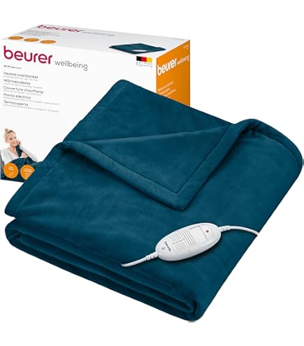 Coperta Riscaldante USB Senza Fili 165x90cm - Batteria 10000mAh, 6 Zone Calore, 3 Temperature - Foto 3
