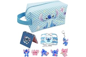 Marypaty Fourniture Scolaire Kawaii Papeterie Trousse Cahiers Rentree Affaire Crayons Enfants Accessoire Lot Autocollant Cadeau d'anniversaire Fille (Bleu)