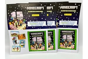 manuelkant 25 Bustine promo per la raccolta di Minecraft Celebration 2024 Figurine