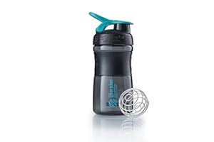 BLENDER BOTTLE BlenderBottle Sportmixer Botella de Agua | Botella mezcladora de Batidos de proteínas | con batidor Blenderball | Libre de BPA | Tritan