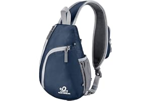 Waterfly Mochila Bandolera Mochila Cruzada para Hombre y Mujer Bolso Bandolera Bolsa Deporte para Senderismo Exterior Excursionismo Acampada