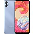Samsung Galaxy A04e Android Smartphone, 3 GB RAM and 32 GB Expandable Internal Memory, 5,000 mAh Battery, Light Blue (UAE Version)