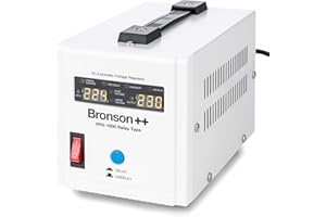 Bronson++ VRG Estabilizador de Voltaje 140-260V CA regulador de Voltaje 1000 Watt