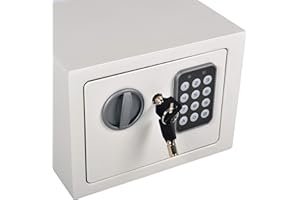 GENERIQUE - Tresor mit Zahlencode 4L - H.15 x B.20 x T.15 cm - Wandtresor - Code-Safe - 2 Sicherheitsschlüssel