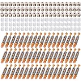 LOOTICH Eccentrics Kit &Oslash;14.7mm with M6x41mm Bolts and M6 Nuts for Grey Cabinet Furniture Connection Accessories (100 Sets)