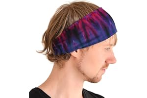 CHARM Japanese Yoga Headband for Women - Mens Sports Bandana Turban Hair Bands