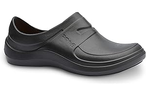 Toffeln AktivLite Clogs GripSafe Sole - Slip Resistant, Microfibre Insole, Lightweight Comfortable & Supportive - Non-marking Sole, Durable Machine Washable, Perfect for Nurses & Doctors, Unisex Sizes