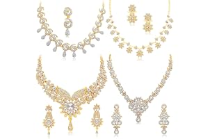 Sukkhi Exclusive Gold Plated Combo Necklace Set for Women (CBNS104225)