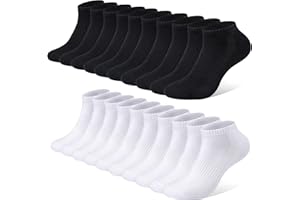 FALARY 10 Paar Sportsocken Sneaker Socken Herren Damen Bio Baumwolle Atmungsaktives Sneakersocken Laufsocken Baumwollsocken Kurze Socks Halbsocken