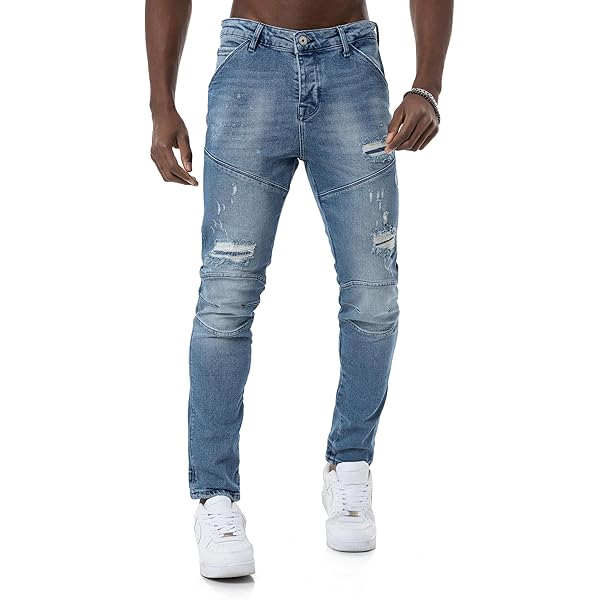 Pepe Jeans Hombre Zapatillas Pantalón Vaquero Moderno Para Hombre