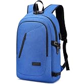 WENIG Men's Laptop Backpack 15.6 Inch Laptop Anti-Theft Backpack Bag School Backpack Business Notebook Backpack Waterproof with USB Gift for Men Work Travel Students Boys Teenagers