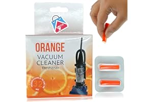 HOVUK Deodoranti per aspirapolvere, 32 bastoncini profumati all'arancia, a lunga durata, per eliminare gli odori, universali, per peli di animali domestici, polvere e odori