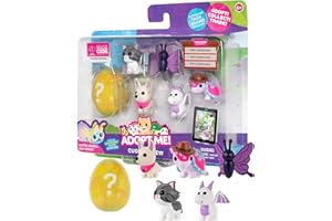 Adopt Me! Pets Multipack Cuddle Crew - Hidden Pet - Top Online Game - Exclusive Virtual Item Code Included - Fun Collectible Toys for Kids Featuring Your Favourite Pets, Ages 6+