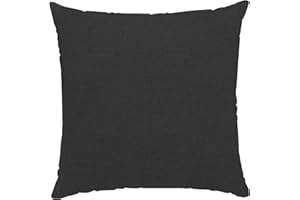 chilly pilley Coussins Décoratifs Coussins De Canapé Petits Coussins De Jardin 2X 50x50 cm Noir