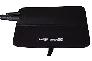 Extreme Heat Protection Safety Mat with Storage Pouch for GHD Hair Straighteners and Tongs etc (Black)