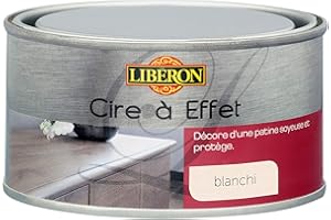 LIBÉRON LIBERON Cire à effet pour meubles et objets, Blanchi, 250mL