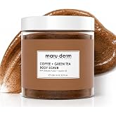 Maru.Derm Kahve ve Yeşil &Ccedil;ay &Ouml;zl&uuml; V&uuml;cut Peelingi BHA Jojoba Yağı 250 ml