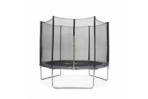 Trampoline Rond Ø 305cm avec Son Filet de Protection - Mars - Trampoline de Jardin 3m 300 cm | Qualité Pro. | Normes EU.