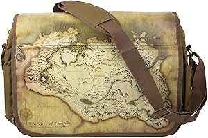 GAYA ENTERTAINMENT Gaya The Elder Scrolls V: Skyrim Messenger Bag "Map" - Not Machine Specific