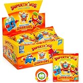 SUPERTHINGS KAZOOM Power Warriors - One Pack - 25 Envelopes with Collectible Figures - Regular Figures, Metallic Effect, Silv