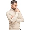 Brunella Gori Pull col roulé - Homme, Automne/Hiver - 100% Laine Lambswool Extrafine - 100% Fabriqué en Italie