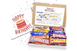 HEAVENLY BOXES Chocolate Hamper | Happy Birthday Gift for All Ages | Chocolate Box Selection | Birthday Gift for Him & Her| Letterbox Gift Hamper | Sweets Gift Box | Memorable Birthday Chocolate Treat