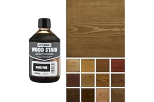 Littlefair's Teinte Bois 500ml - Teinture Bois Écologique À Base D'Eau et Sûre - Lasure Bois Intérieur à Séchage Rapide - Peinture Lasure pour Bois Nettoyage Facile - Couleur:Pin foncé