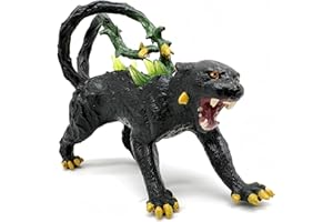 SHAMOPARTY Mythologisches Tier Black Panther Spielzeug, Mythologisches Tiermodell, Warcraft Black Panther Spielzeug, Geburtstagsgeschenke für Kinder, Göttliches Tiermodell, Frühe Erleuchtung kognitive Puppen